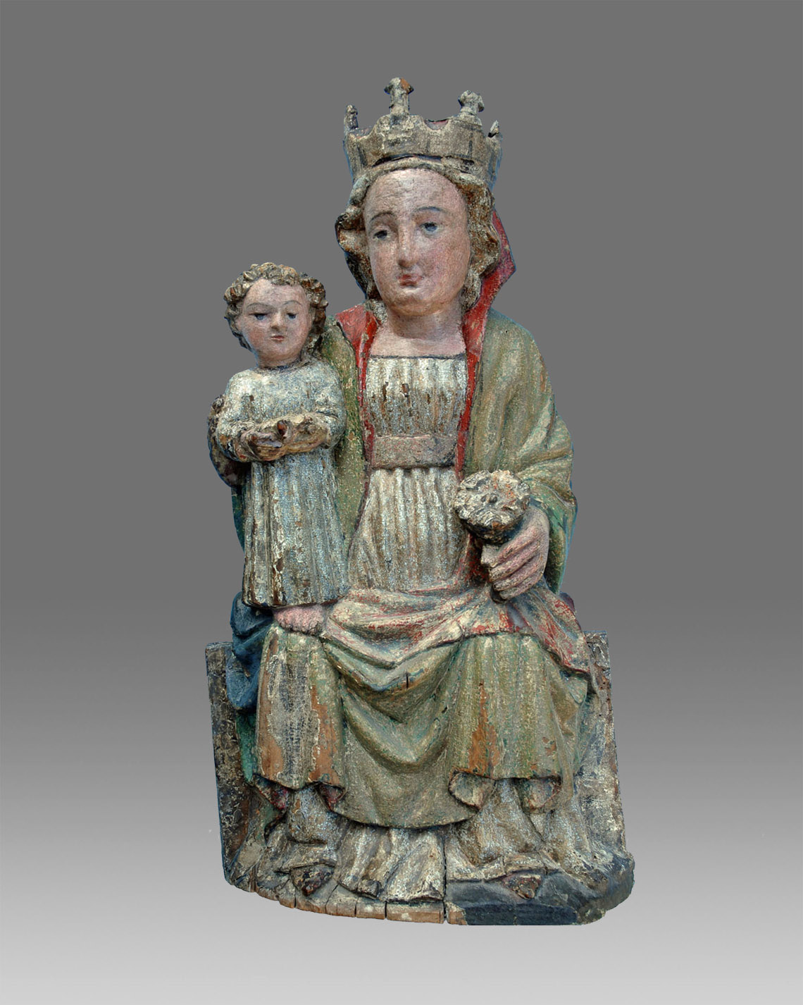 skulptur thronende madonna ostschweiz